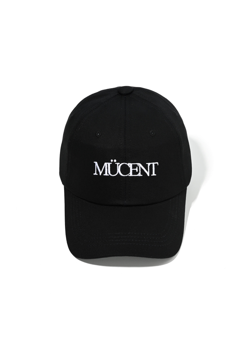 MUCENT BALL CAP - 무센트 볼캡 (Lettering black)