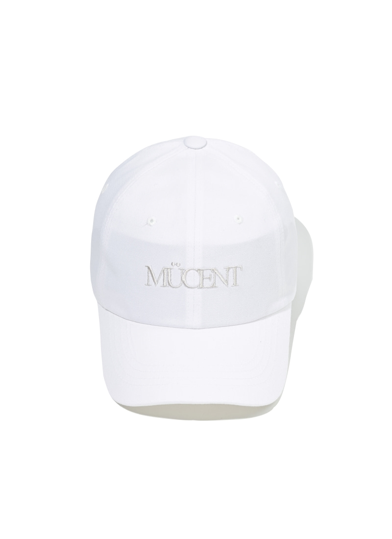 MUCENT BALL CAP - 무센트 볼캡 (Lettering white)