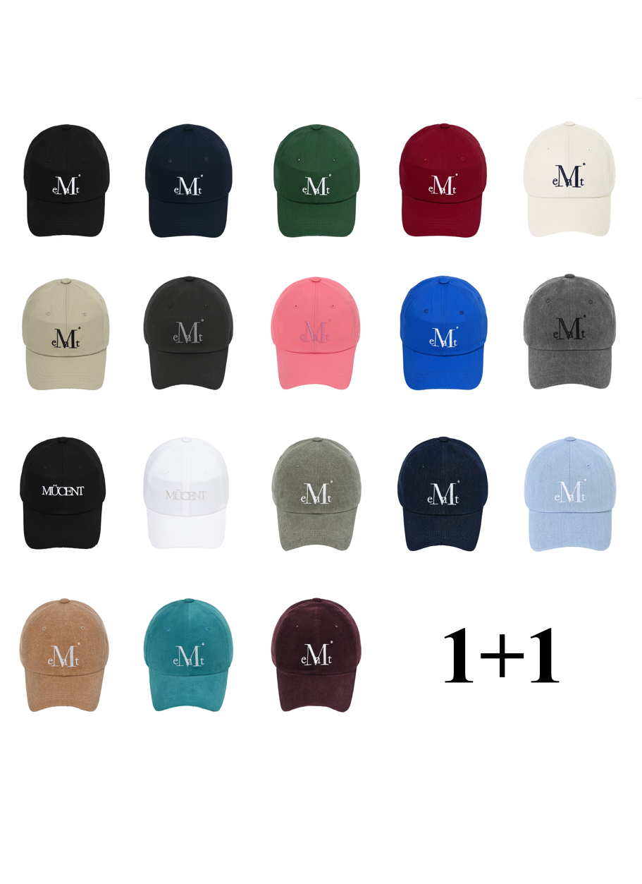 1+1 MUCENT BALL CAP (18 Color)